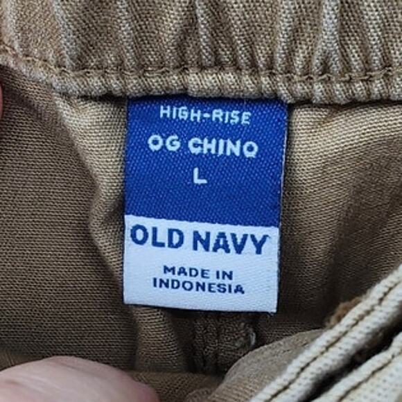New NWT Old Navy OG Chino Ankle Pant Size Large Tan Khaki - Picture 7 of 7